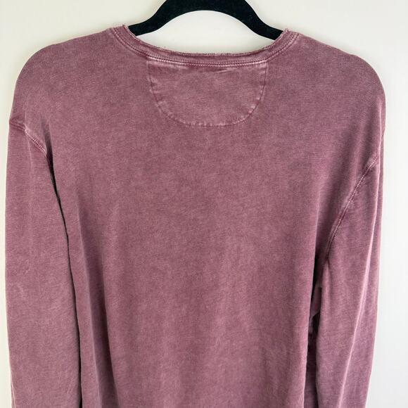 Lucky Brand Mens Long Sleeve Modern Fit Weekend Slub Port Royale Henley Shirt XL - Picture 6 of 12